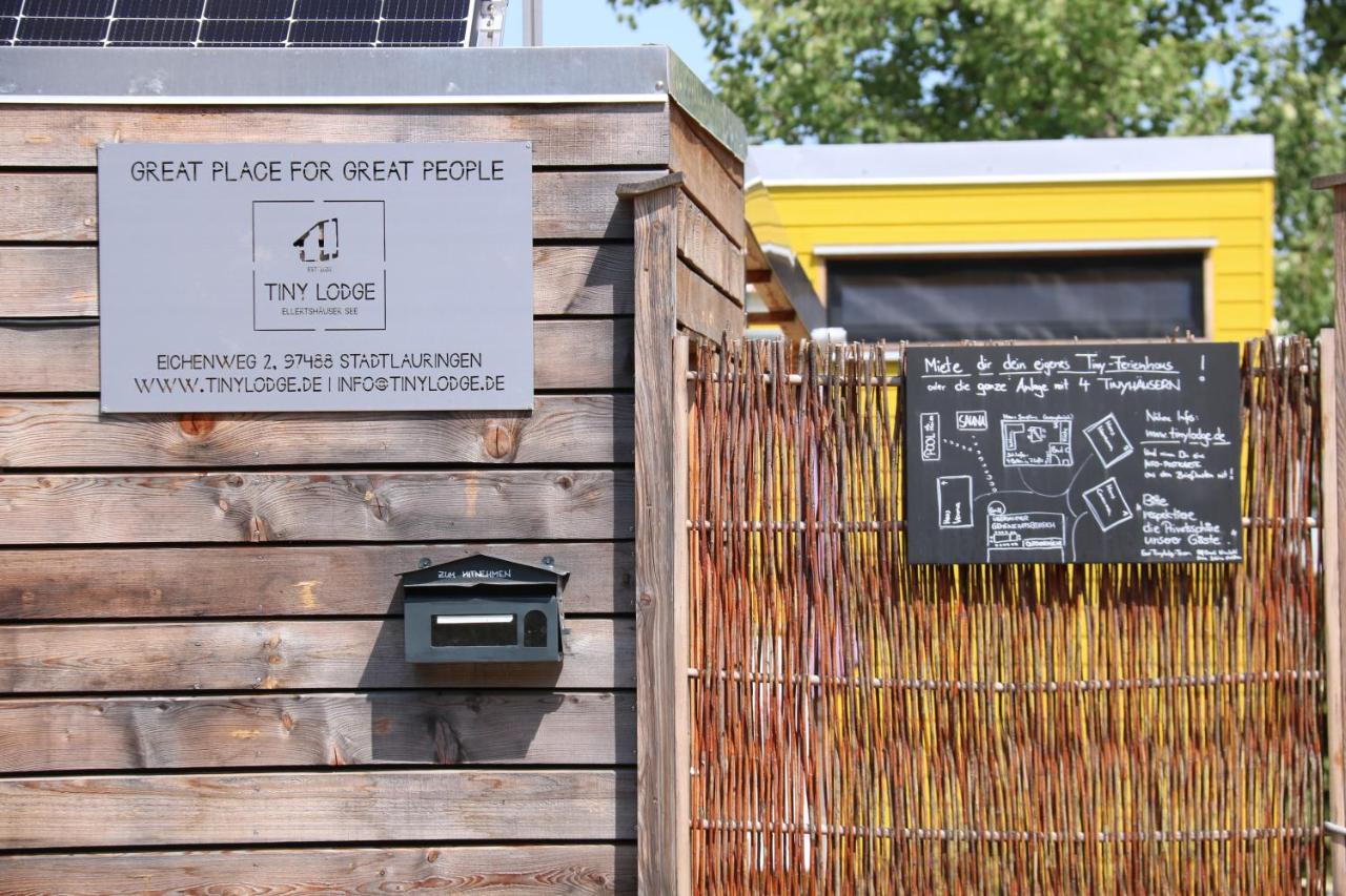 Tinylodge Am Ellertshaeuser See Stadtlauringen المظهر الخارجي الصورة