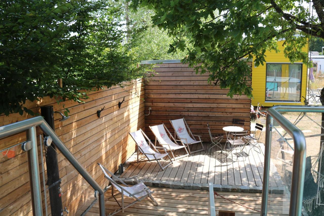 Tinylodge Am Ellertshaeuser See Stadtlauringen المظهر الخارجي الصورة