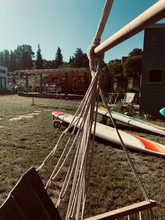 Tinylodge Am Ellertshaeuser See Stadtlauringen المظهر الخارجي الصورة