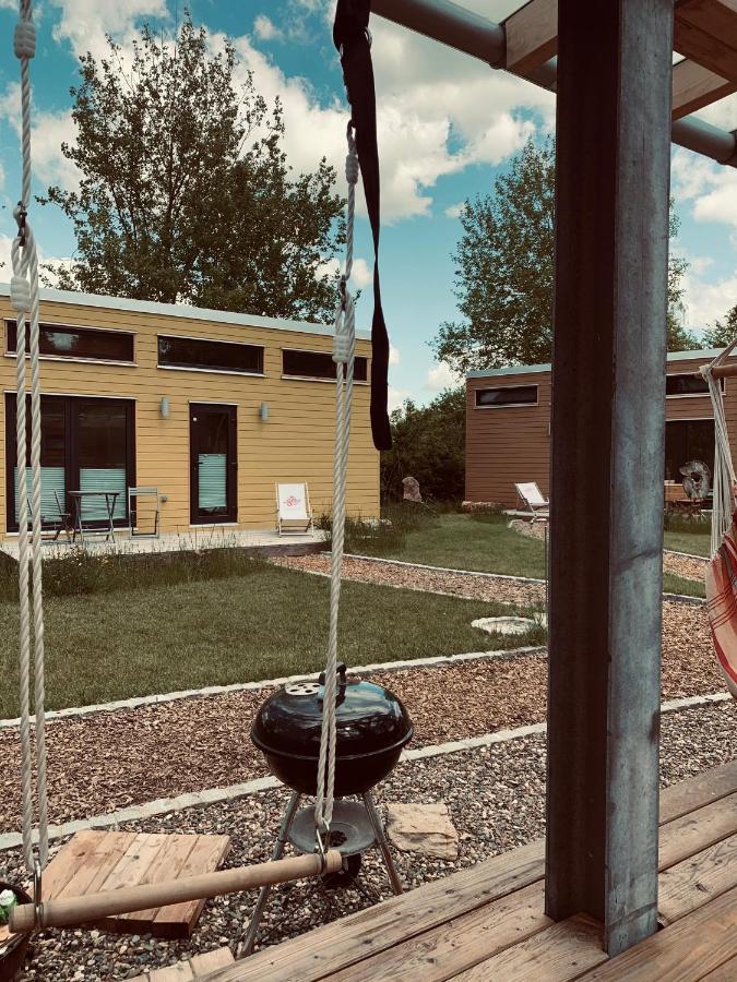 Tinylodge Am Ellertshaeuser See Stadtlauringen المظهر الخارجي الصورة